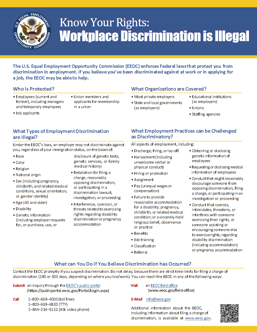 Equal Employment Opportunity Commission Laws